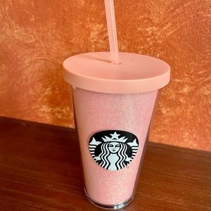Starbucks pink glitter tumbler
